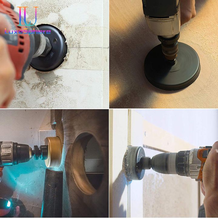 Hole Saw Set, 21PCS Hole Saw Kit Drilling Tool with 3/4" to 5" (19mm-127mm) 13Pcs Saw Blades, Mandrels, Installation Plate, Drill Bits, Hex Key , Ideal for Soft Wood, Plywood, Drywall, PVC Board