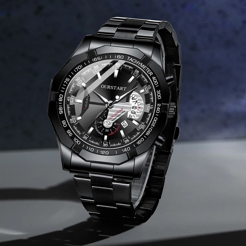 New Arrivals Large Dial Watches Business Mens Watch Sports Watch Calendar Top Brand Luxury Clock Male Quartz Wristwatch for Man Date Week