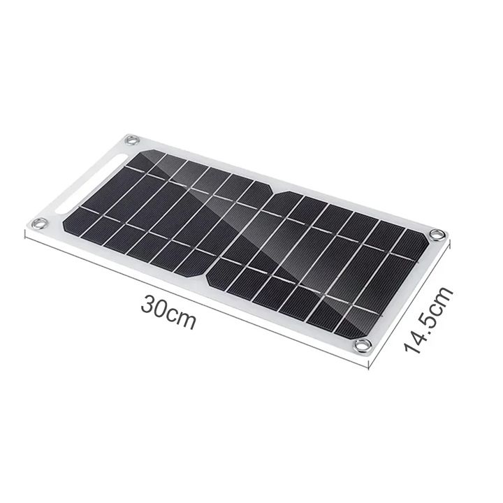 35W Solar Chargers Portable Solar Panel 5V Solar Plate With USB Safe Stabilize Charger Fast Charging For Power Bank Phone Tablets Outdoor Camping Home RV Gift