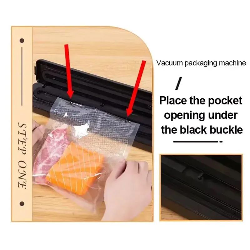 Electric Vacuum Packing Machine, Vacuum Sealers Modern Vacuum Household Sealing Machine Food Packaging Vacuum Sealing Machine Fresh Plastic Sealing Machine Specialty Appliances