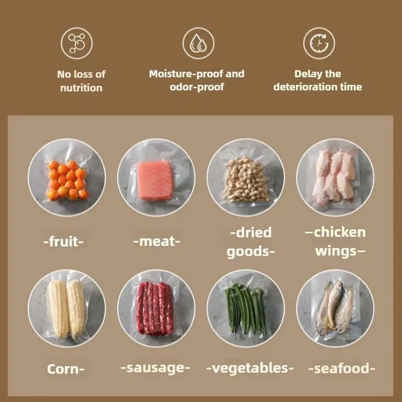 Electric Vacuum Packing Machine, Vacuum Sealers Modern Vacuum Household Sealing Machine Food Packaging Vacuum Sealing Machine Fresh Plastic Sealing Machine Specialty Appliances