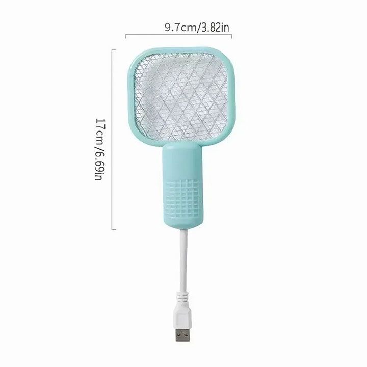 Electric Mosquito Killer 5 Layer Security Net Portable USB Interface Electric Fly Swatter UV Light Bug Zapper Fly Killer Insect Racket Portable Pest Control  for Home Outdoor Camping