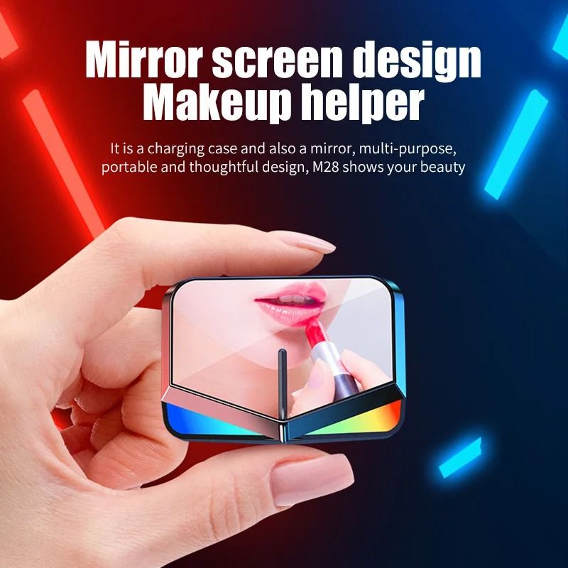 M28 Wireless Earphones Bluetooth Headphones TWS Stereo Touch Control Noise Reduction Waterproof Earbuds Headsets With Microphone