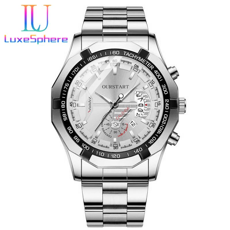 New Arrivals Large Dial Watches Business Mens Watch Sports Watch Calendar Top Brand Luxury Clock Male Quartz Wristwatch for Man Date Week