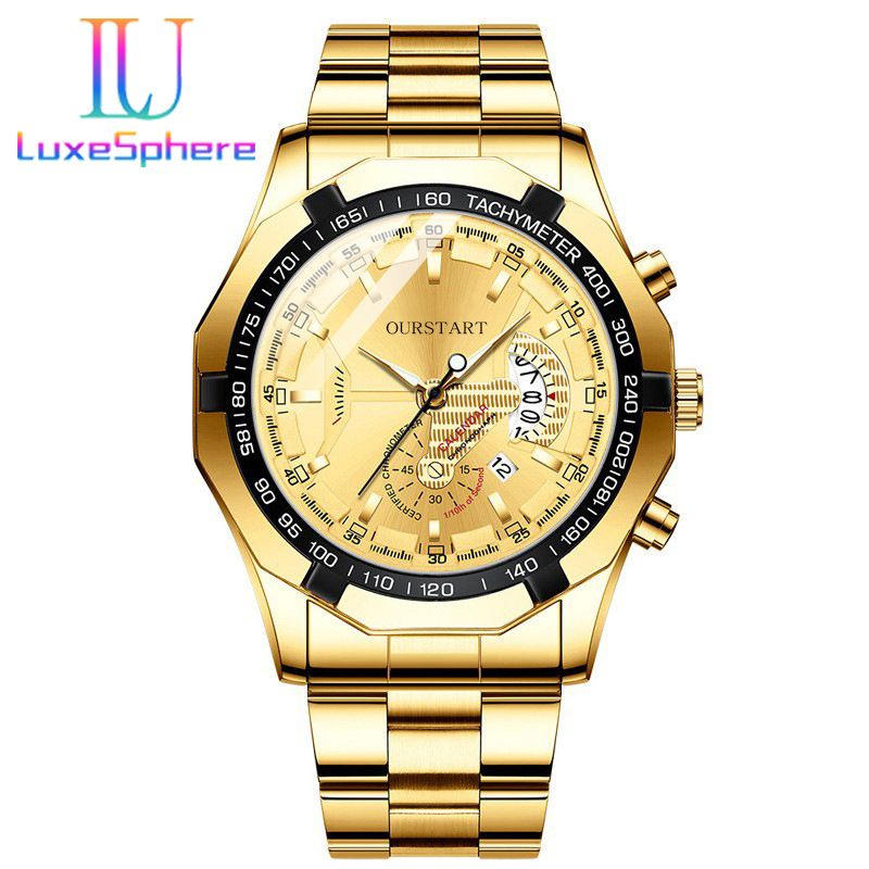New Arrivals Large Dial Watches Business Mens Watch Sports Watch Calendar Top Brand Luxury Clock Male Quartz Wristwatch for Man Date Week
