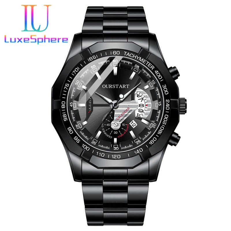 New Arrivals Large Dial Watches Business Mens Watch Sports Watch Calendar Top Brand Luxury Clock Male Quartz Wristwatch for Man Date Week