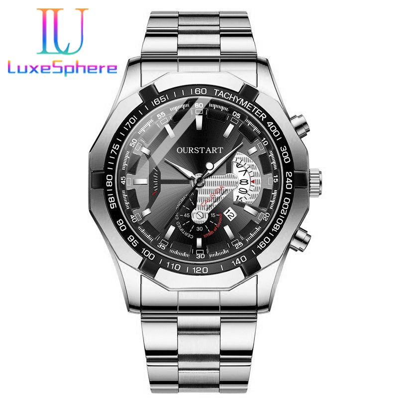 New Arrivals Large Dial Watches Business Mens Watch Sports Watch Calendar Top Brand Luxury Clock Male Quartz Wristwatch for Man Date Week