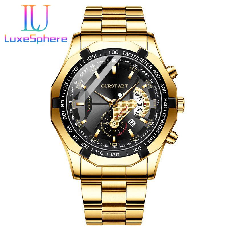 New Arrivals Large Dial Watches Business Mens Watch Sports Watch Calendar Top Brand Luxury Clock Male Quartz Wristwatch for Man Date Week