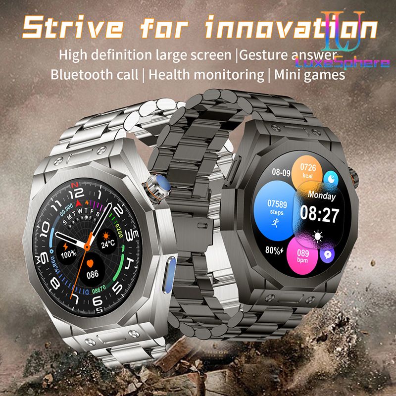 Z18 Max Smart Watch Bluetooth Call Wristwatch Fitness Bracelet, Bluetooth Camera Music Heart Rate Blood Pressure Monitor Tracker Sports Smartwatch IP67 Waterproof Smartwatch Calculator Calendar Alarm