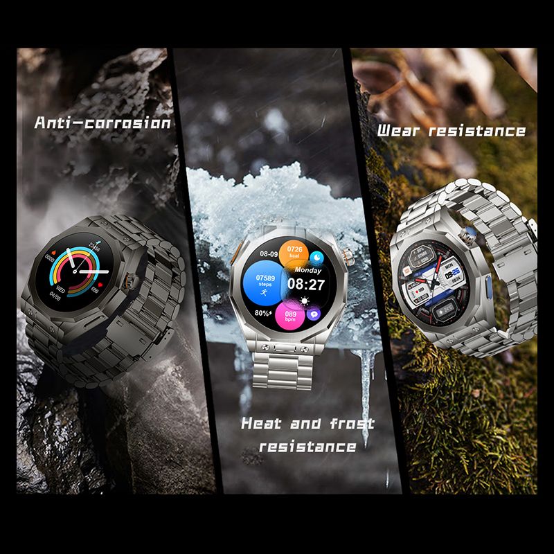 Z18 Max Smart Watch Bluetooth Call Wristwatch Fitness Bracelet, Bluetooth Camera Music Heart Rate Blood Pressure Monitor Tracker Sports Smartwatch IP67 Waterproof Smartwatch Calculator Calendar Alarm