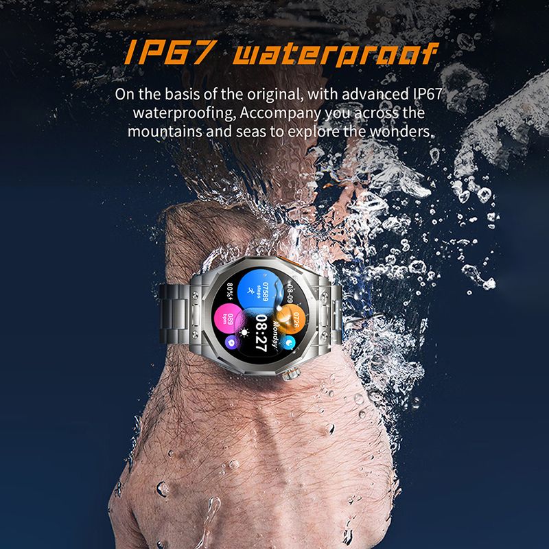 Z18 Max Smart Watch Bluetooth Call Wristwatch Fitness Bracelet, Bluetooth Camera Music Heart Rate Blood Pressure Monitor Tracker Sports Smartwatch IP67 Waterproof Smartwatch Calculator Calendar Alarm
