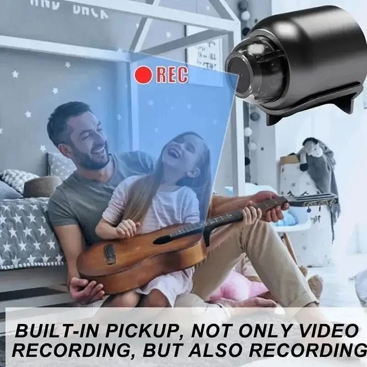 2026 Audio Video Wireless Security Surveillance Camera 1080P HD Mini Camera Wifi IP Smart Home Indoor Night Vision AI Wireless Surveillance Camera Lightweight Clear Portable Motion Detection