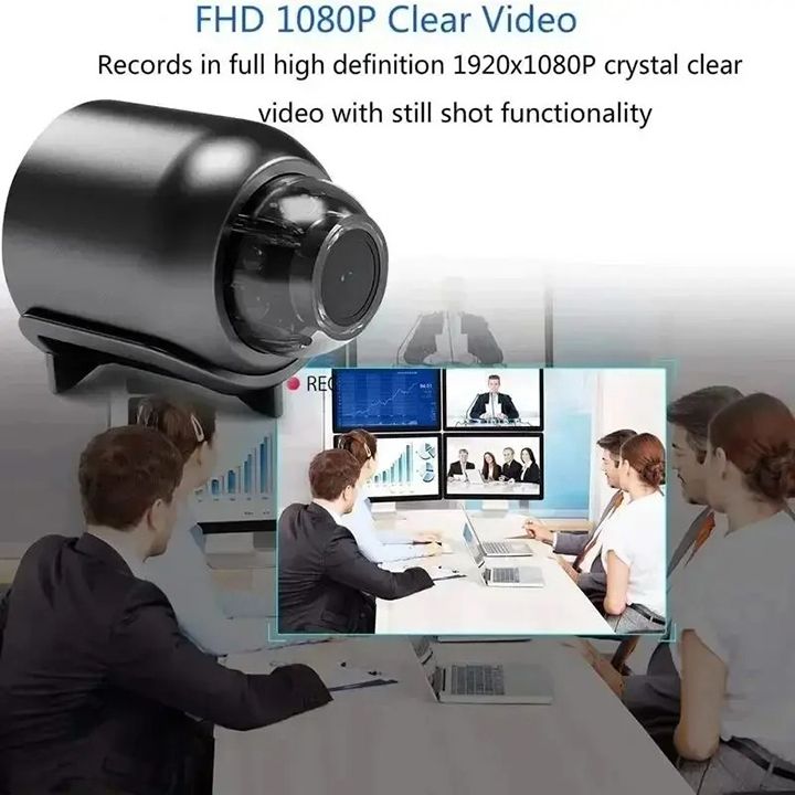 2026 Audio Video Wireless Security Surveillance Camera 1080P HD Mini Camera Wifi IP Smart Home Indoor Night Vision AI Wireless Surveillance Camera Lightweight Clear Portable Motion Detection