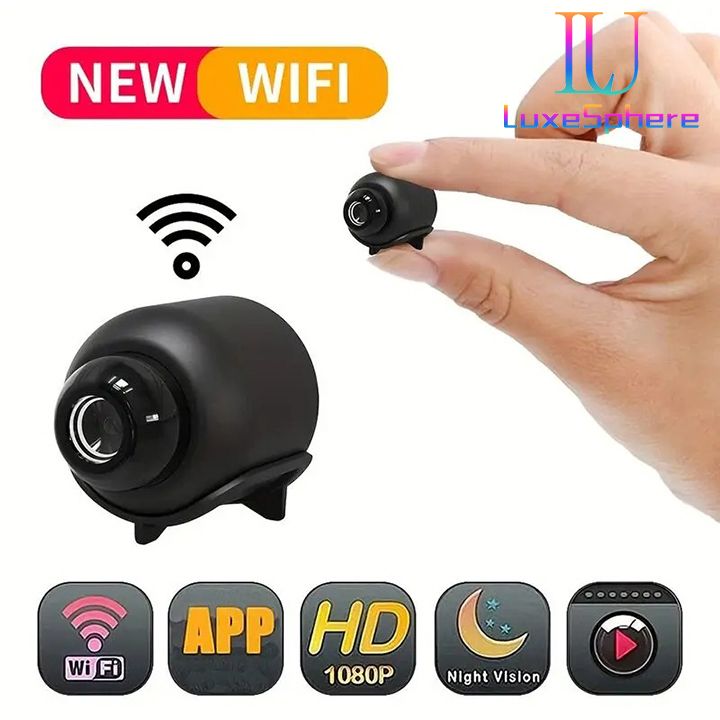 2026 Audio Video Wireless Security Surveillance Camera 1080P HD Mini Camera Wifi IP Smart Home Indoor Night Vision AI Wireless Surveillance Camera Lightweight Clear Portable Motion Detection