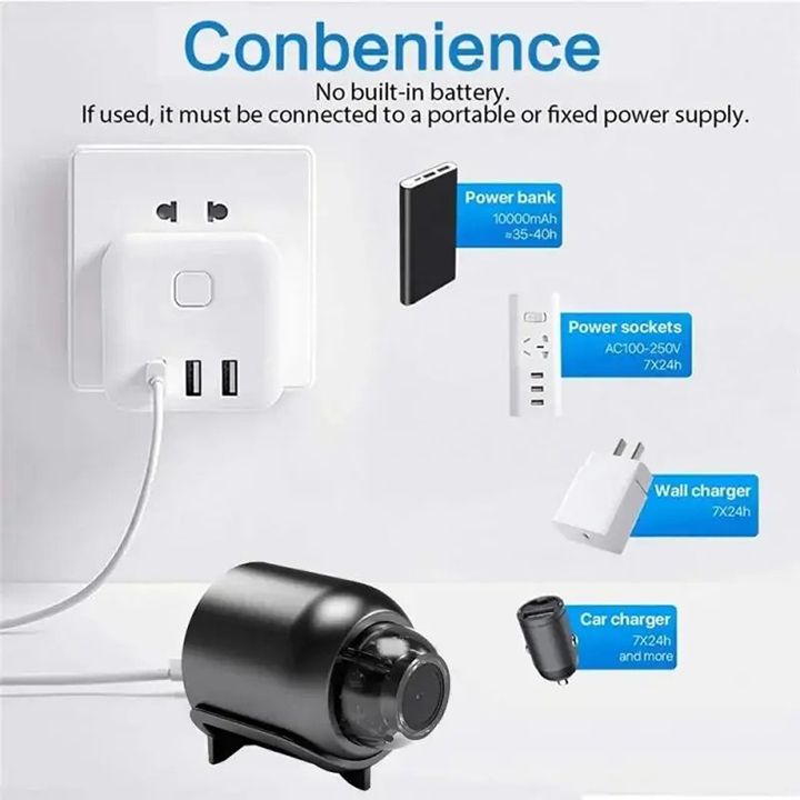 2026 Audio Video Wireless Security Surveillance Camera 1080P HD Mini Camera Wifi IP Smart Home Indoor Night Vision AI Wireless Surveillance Camera Lightweight Clear Portable Motion Detection