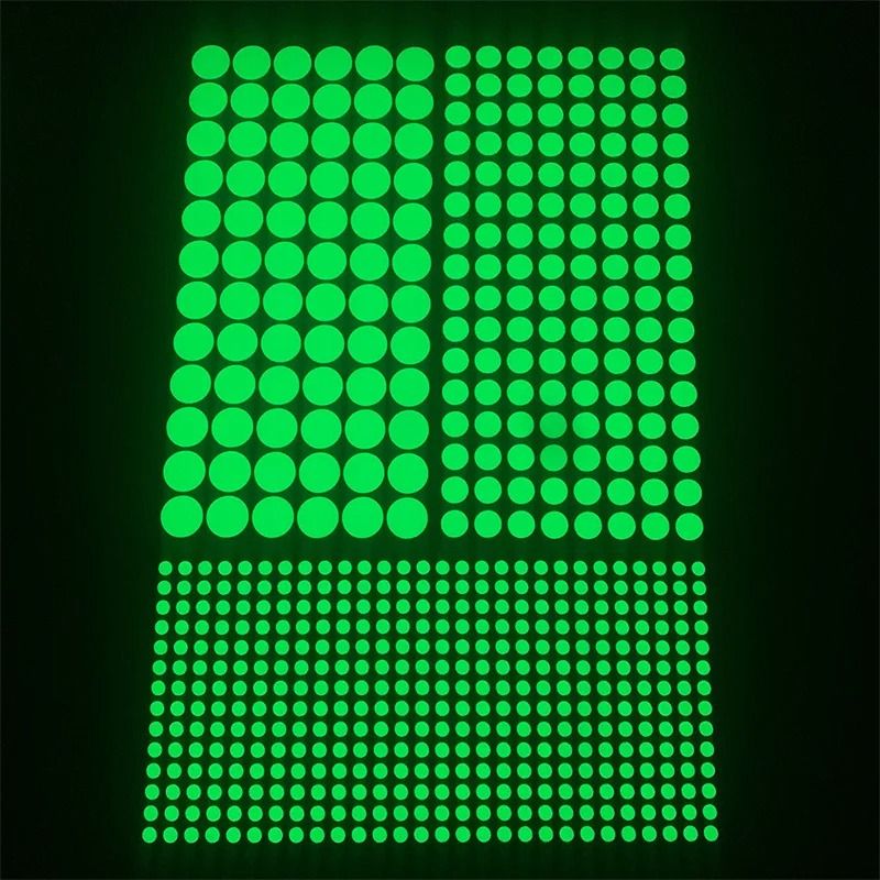 392 PCS Luminous Dots Wall Stickers Fluorescent Home Children's Room Wall DIY Self-adhesive Decorative Glow In The Dark Stickers