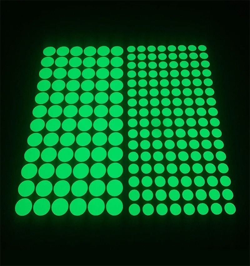 392 PCS Luminous Dots Wall Stickers Fluorescent Home Children's Room Wall DIY Self-adhesive Decorative Glow In The Dark Stickers
