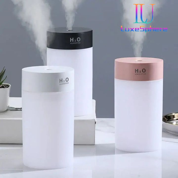 400ml USB Portable Air Humidifier Essential Oil Diffuser Automatically Turns Off LED Light Household Car Use For Home, Office