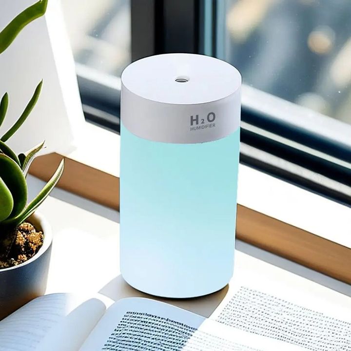 400ml USB Portable Air Humidifier Essential Oil Diffuser Automatically Turns Off LED Light Household Car Use For Home, Office