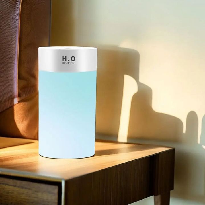 400ml USB Portable Air Humidifier Essential Oil Diffuser Automatically Turns Off LED Light Household Car Use For Home, Office