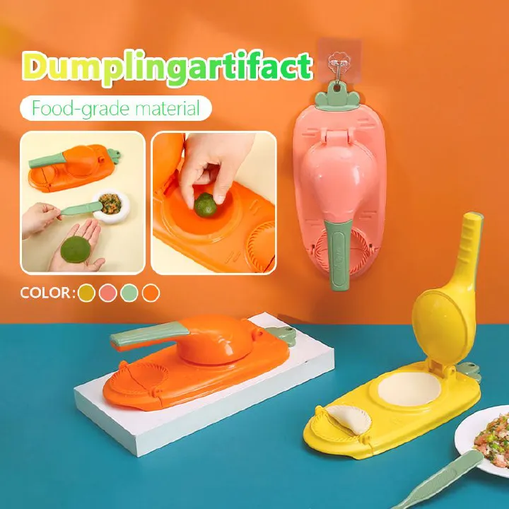 Dumpling Maker Dumpling Press Dumpling Maker Machine 2 in 1 Multifunction Dumpling Mold Set Dumplings Skin Artifact DIY Dumpling Press Maker