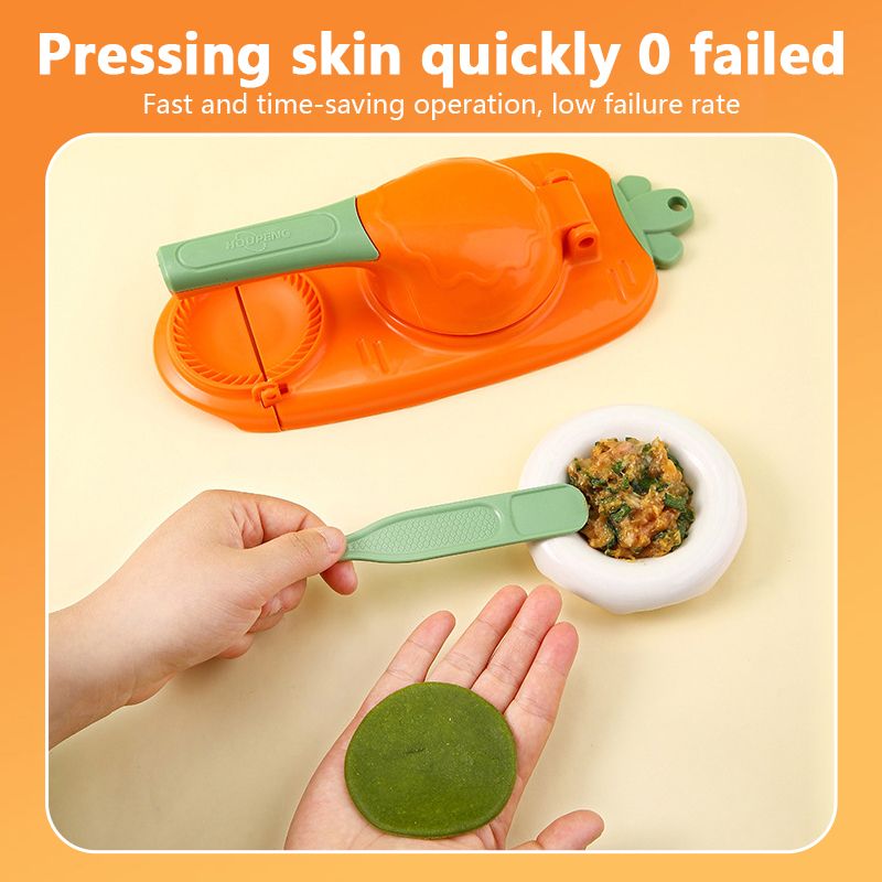 Dumpling Maker Dumpling Press Dumpling Maker Machine 2 in 1 Multifunction Dumpling Mold Set Dumplings Skin Artifact DIY Dumpling Press Maker