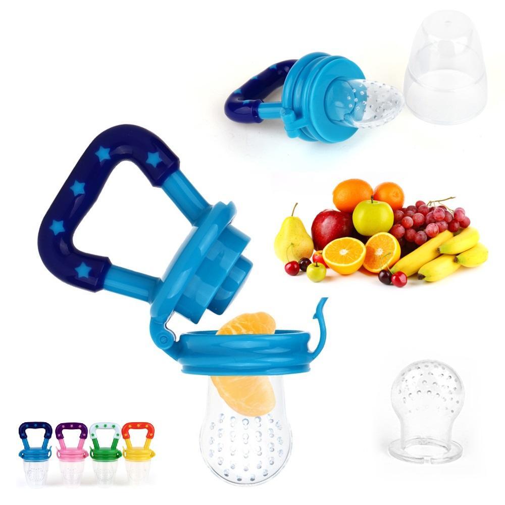 Baby Food Pacifier Fruit Feeder Baby Pacifier Feeder Safe Baby Nipple Pacifier Auxiliary Teether Train your Baby to Eat Independently