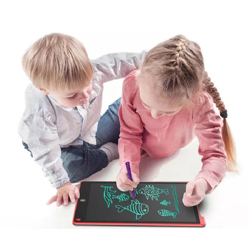LCD Writing Tablet 12inch Graphic Electronic Writing Drawing Colorful Screen Doodle Board for Children's Toys Painting with Pen Drawing Pad Erasable Drawing Board