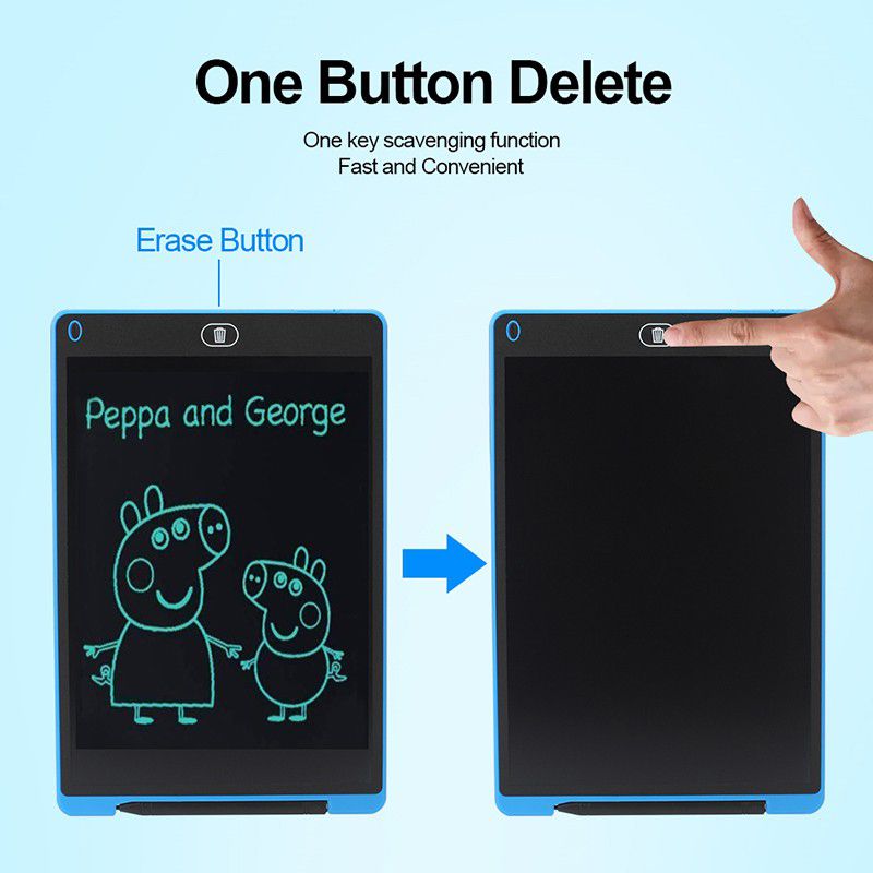 LCD Writing Tablet 12inch Graphic Electronic Writing Drawing Colorful Screen Doodle Board for Children's Toys Painting with Pen Drawing Pad Erasable Drawing Board