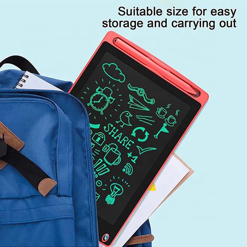 LCD Writing Tablet 12inch Graphic Electronic Writing Drawing Colorful Screen Doodle Board for Children's Toys Painting with Pen Drawing Pad Erasable Drawing Board