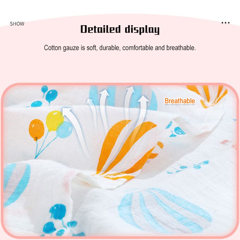 110*110cm Newborn Pure Cotton Muslin Light Gauze Bath Towel Soft Absorbent Baby Swaddle Blanket Soft Newborn Bath Towel