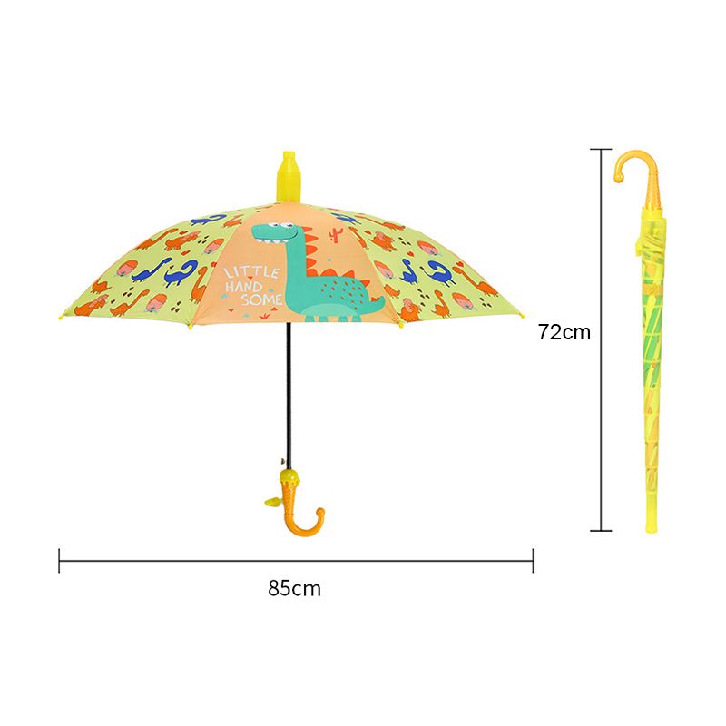 85cm Kid Umbrella Girl Cute Cartoon Design Children's Umbrella with Waterproof Cover and Whistle Kids Handle Umbrella