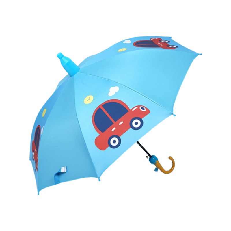 85cm Kid Umbrella Girl Cute Cartoon Design Children's Umbrella with Waterproof Cover and Whistle Kids Handle Umbrella