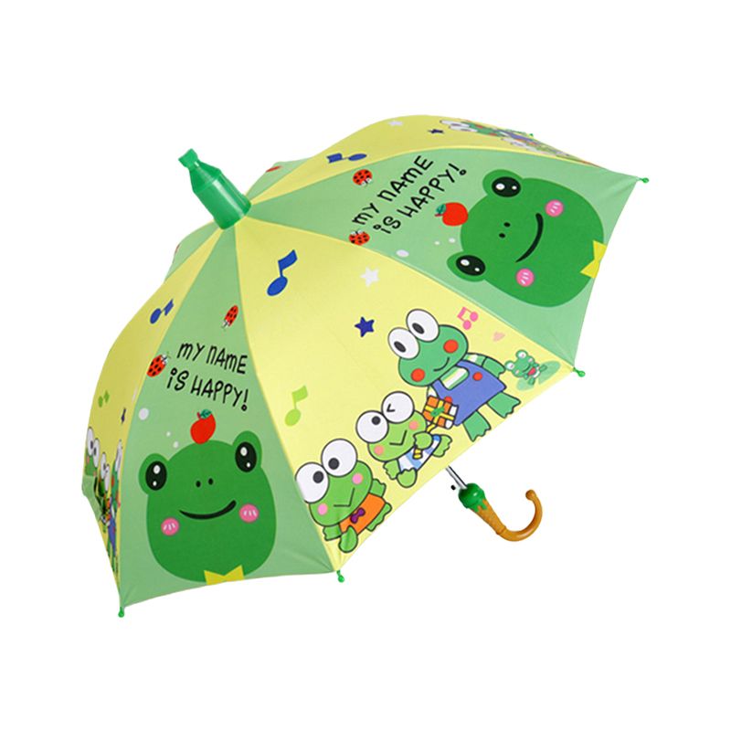 85cm Kid Umbrella Girl Cute Cartoon Design Children's Umbrella with Waterproof Cover and Whistle Kids Handle Umbrella