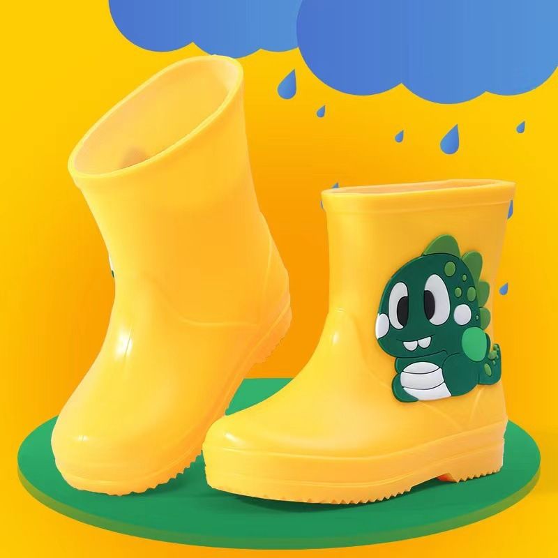 Cartoon Rain Boots for Kids Weather Protection Shoes Rainy Shoes Kids Girls and Boys Rainboots Toddler Rubber Shoes Water Shoes