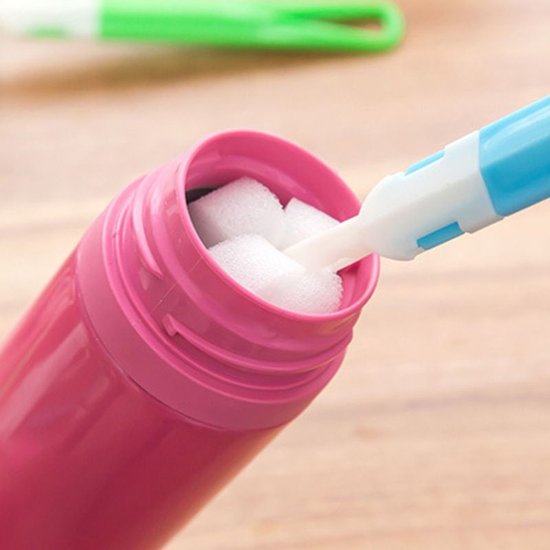 Bottle Brush Sponge Brush Cup Brush Removable Cleaning Brush long handle brush Bottle Cleaning Brush Washing Tool