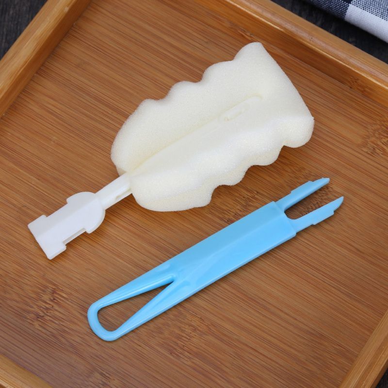 Bottle Brush Sponge Brush Cup Brush Removable Cleaning Brush long handle brush Bottle Cleaning Brush Washing Tool