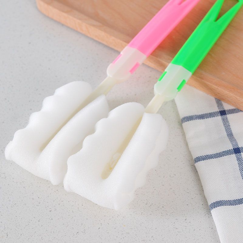 Bottle Brush Sponge Brush Cup Brush Removable Cleaning Brush long handle brush Bottle Cleaning Brush Washing Tool