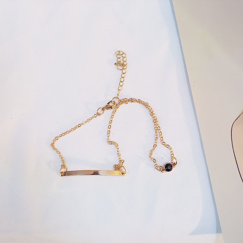 Bracelet Design Wrapped Double Layered Wearing Personality Elegant Simple Fashion Bracelet Double Layered Design Geometric Bracelet Temperament Female Daily Wearing Students