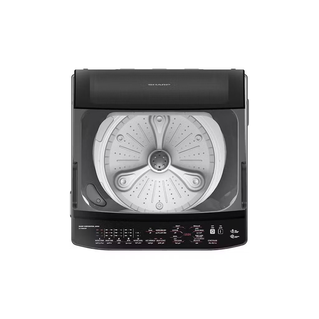 SHARP Washing Machine 11 Kg DDM Inverter Pump Black ES-TD11GBKP