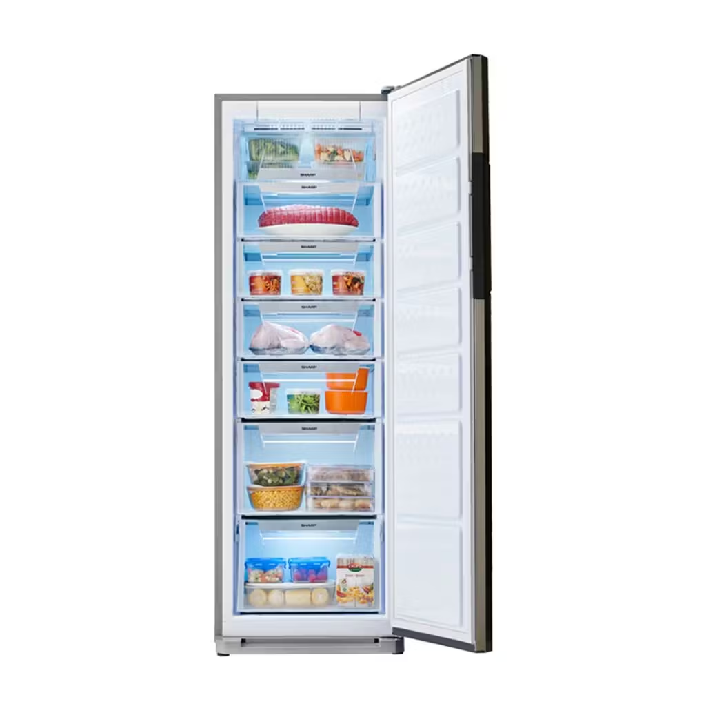 SHARP Deep Freezer Inverter Digital No Frost 7 Drawers 300 Liter Stainless FJ-EC27(ST)