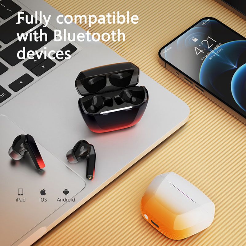 Utarudi GT55 TWS Wireless Bluetooth Gradient Color Earphones Long play time wireless Bluetooth earpods earphone earpod