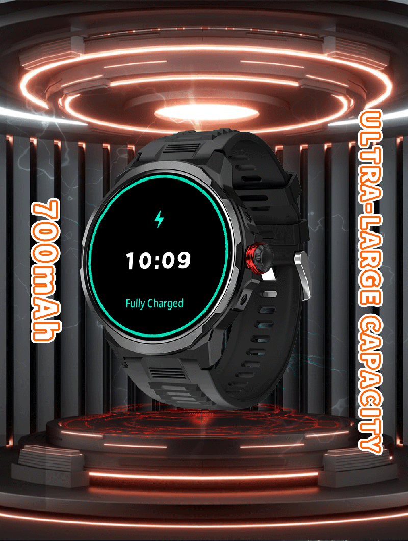 Utarudi GS99 15 Days Work Time Smart Watch IP68 3*Straps 1.93'' HD AMOLED Full Touch Screen Sports Fitness Watch IP68 Waterproof Bluetooth Smart Watch