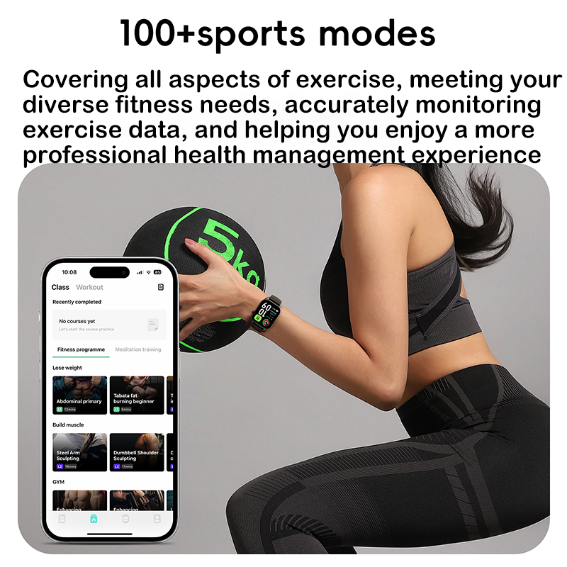 Utarudi GS77 7 Days Battery Life with 3 Watchbands 2.01 Inch HD Curved screen IP68 Waterproof Smart Watch 3*Straps Full Touch Screen Sports Fitness Watch Bluetooth Smart Watch Business Smart Watches