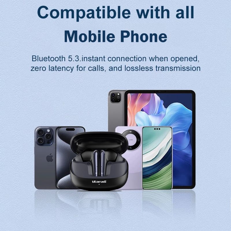 Utarudi GT60 TWS Wireless Bluetooth earphones Long play time wireless Bluetooth earpods earphone earpod