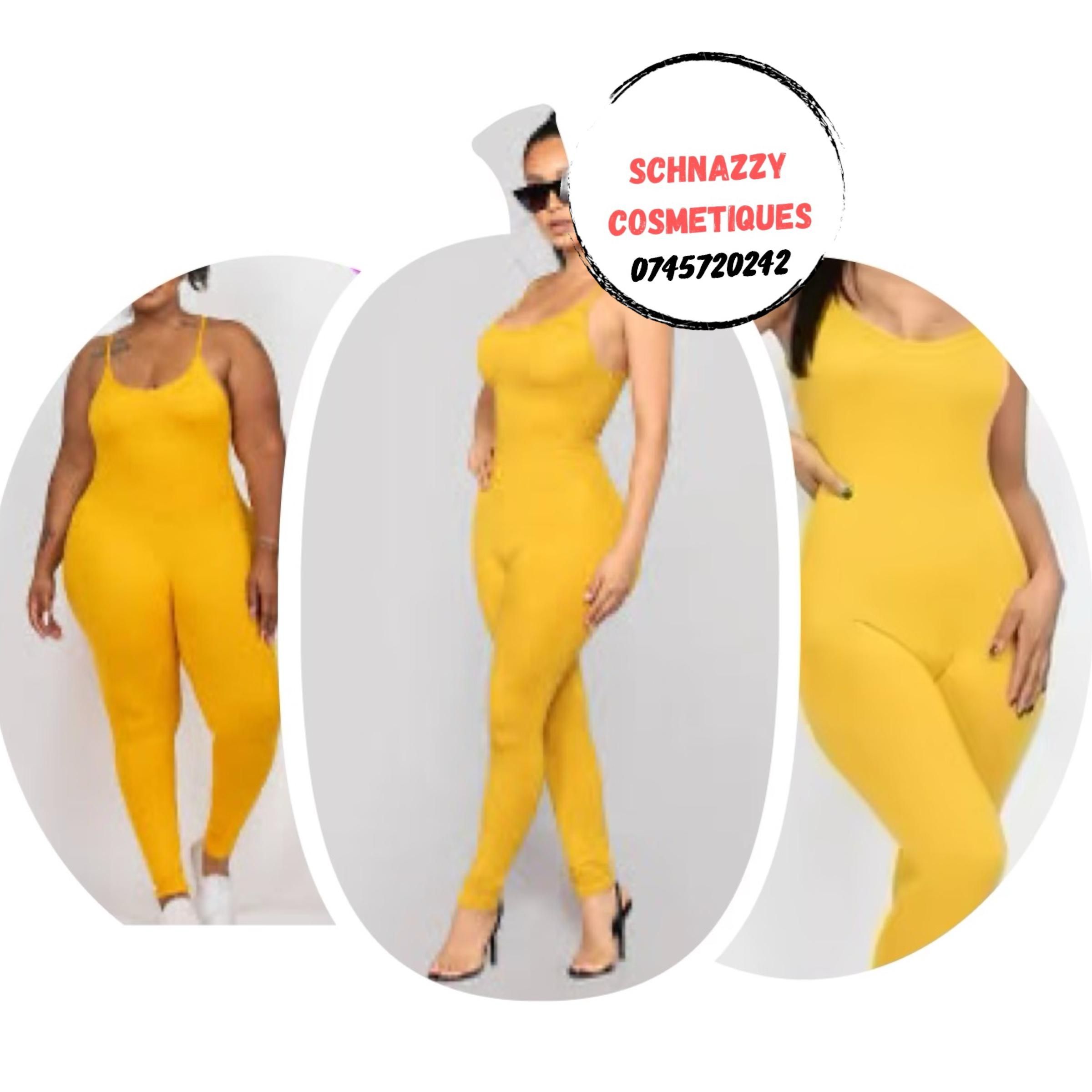 One Piece Solid Color Lightweight Trendy Women Jumpsuit Cami Sleeveless Spaghetti Strap Skinny Leg Playsuit Romper One Size Fit 8-14 (28-34) Casual Legging Bottom Leisure Style