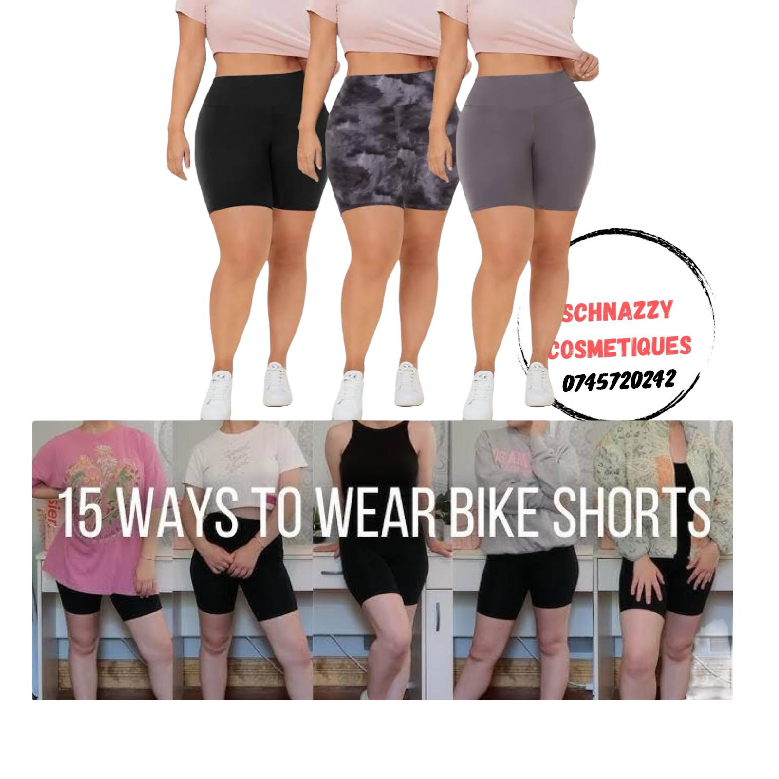 Cotton High Rise Women Casual Athleisure Fashion Biker Shorts Sculpts Lifts for a Sporty or Edgy Look High Waisted Super Soft Comfortable The Ideal Basic Biker Shorts Versatile Easy to Wear Effortless