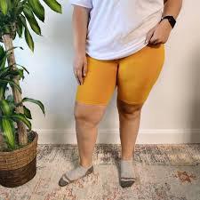 Cotton High Rise Women Casual Athleisure Fashion Biker Shorts Sculpts Lifts for a Sporty or Edgy Look High Waisted Super Soft Comfortable The Ideal Basic Biker Shorts Versatile Easy to Wear Effortless