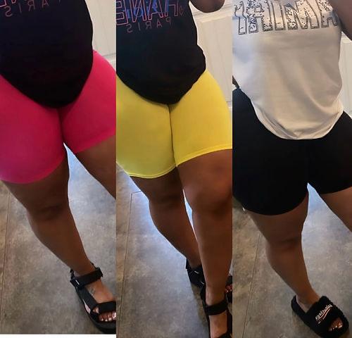 Cotton High Rise Women Casual Athleisure Fashion Biker Shorts Sculpts Lifts for a Sporty or Edgy Look High Waisted Super Soft Comfortable The Ideal Basic Biker Shorts Versatile Easy to Wear Effortless
