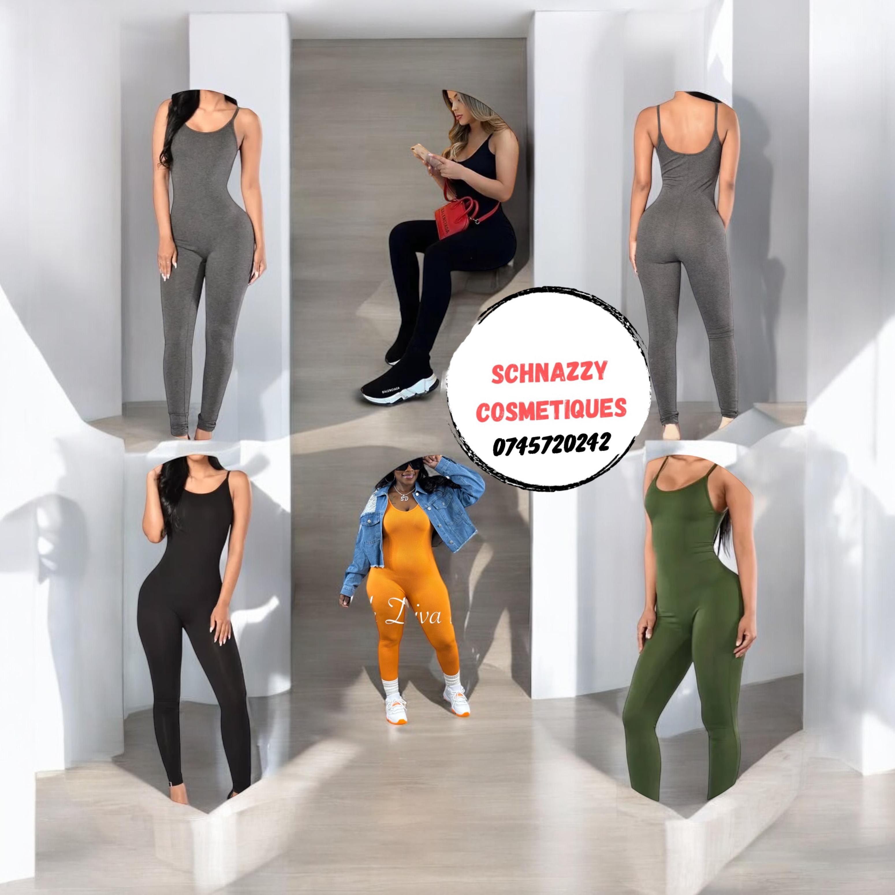 One Piece Solid Color Lightweight Trendy Women Jumpsuit Cami Sleeveless Spaghetti Strap Skinny Leg Playsuit Romper One Size Fit 8-14 (28-34) Casual Legging Bottom Leisure Style